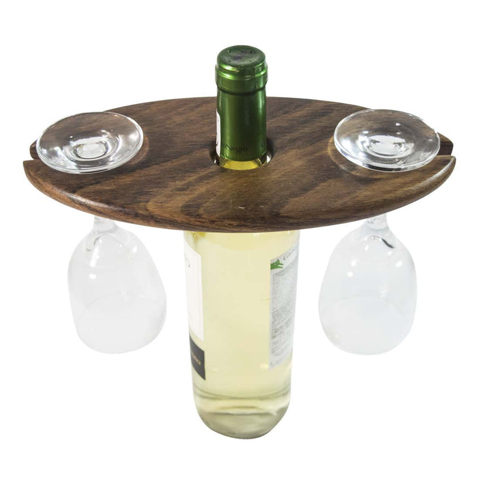 Oval Wine & Glass Holder