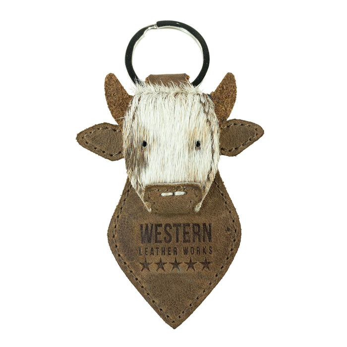 Cow Head Keychain