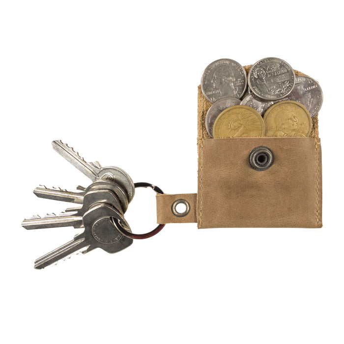 Tiny Coin Holder Keychain