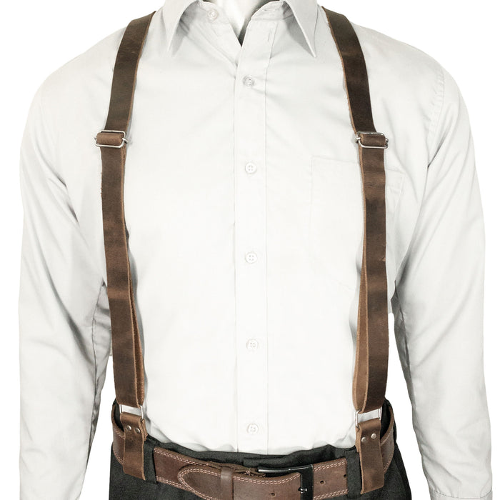 Rustic Y Back Suspenders