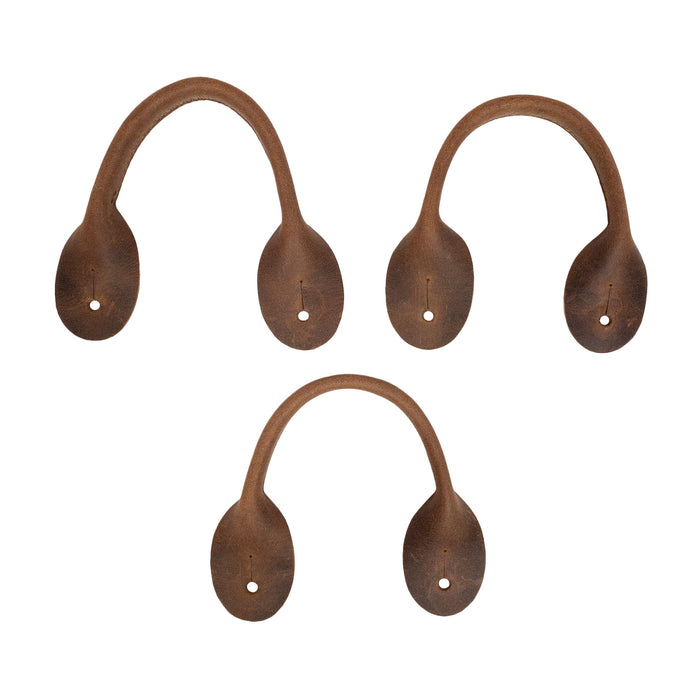 Set of 3 Rounded Button End Attachments for Suspenders