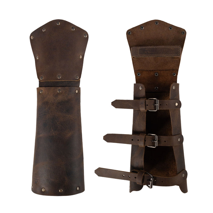 Riveted Bracer with Hand Protection