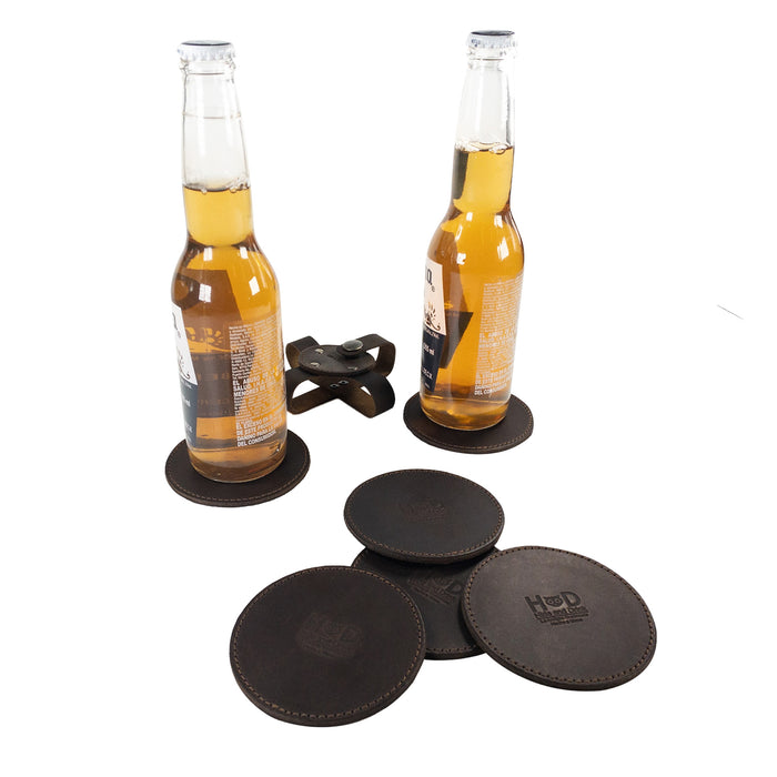 Circular Set of 6 Coasters for Drinks