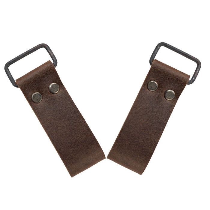 Set of 2 Riveted Suspender Loop Attachments