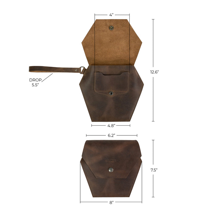 Hexagonal Clutch Bag