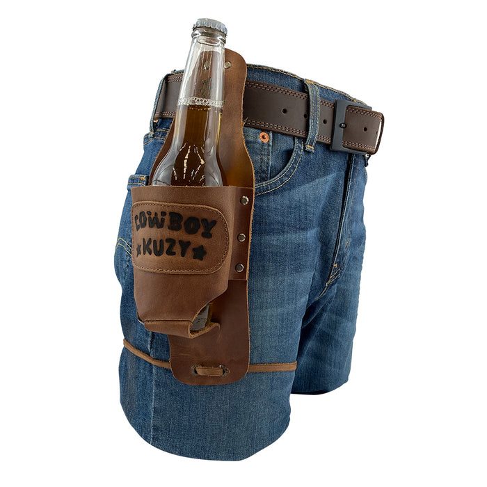 Beer Holster Stitched Designs