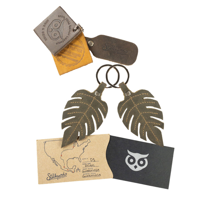 Compound Leaves Keychain
