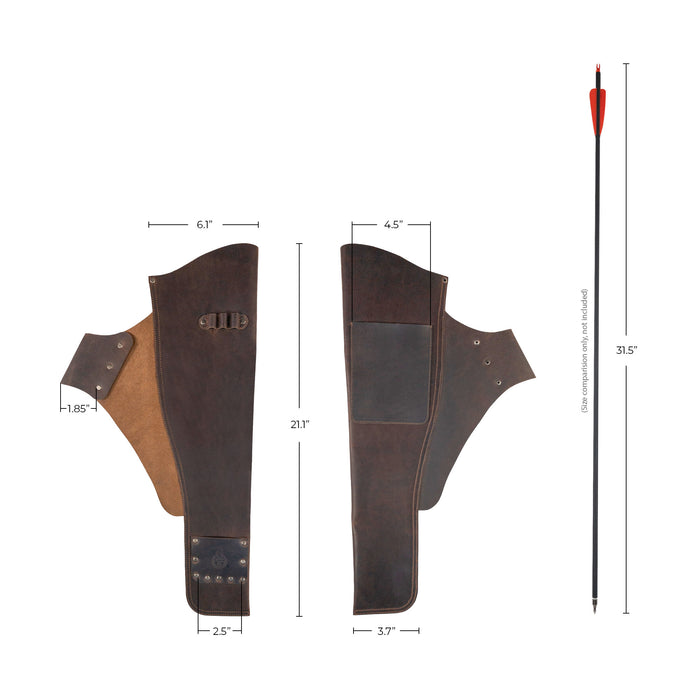 Archery Hip Quiver with Phone Slot