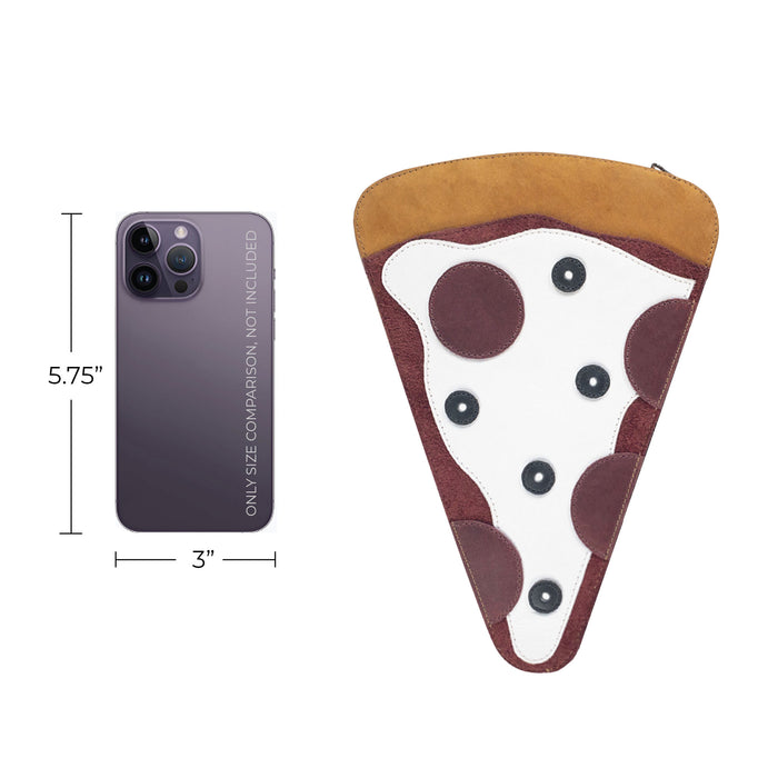 Pizza Slice-Shaped Shoulder Bag