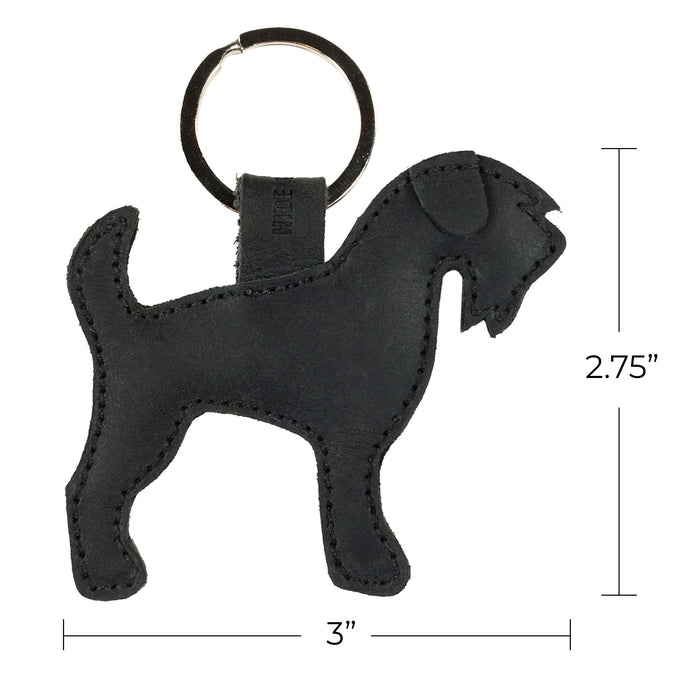 Schnauzer Dog Keychain
