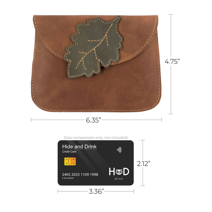Card Wallet Leaves Design