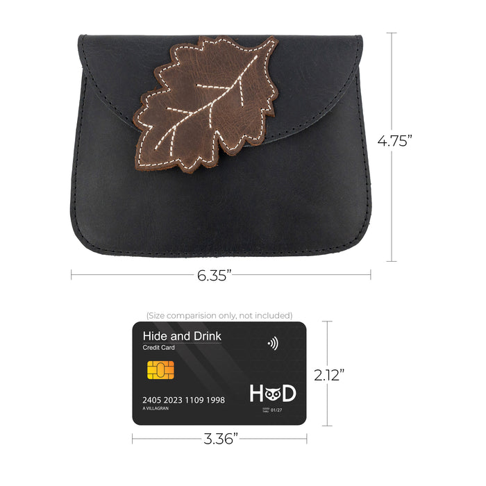 Card Wallet Leaves Design