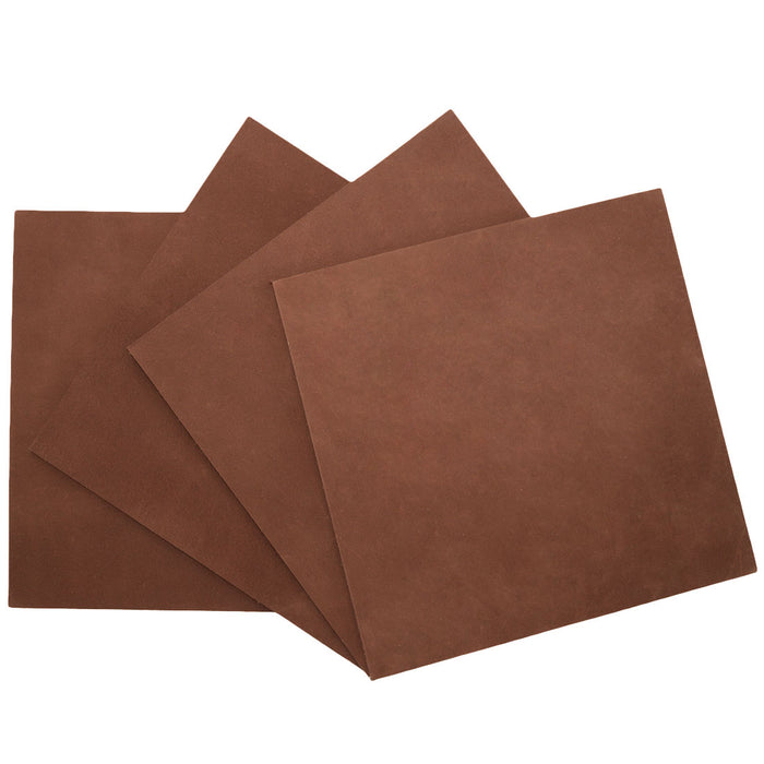 Thick Leather Squared Scraps 6 x 6 in. (4 Pack)