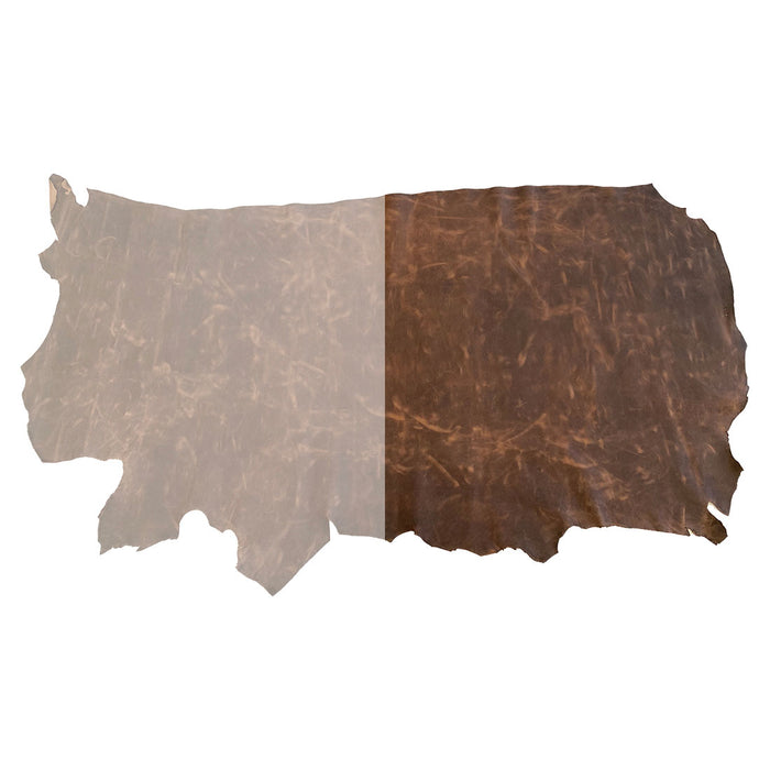 Half Sheet of Cowhide Size Varies 10 to 13 Square Feet