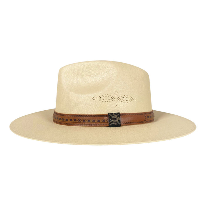 Indiana Eastwood Cowboy Hat Handmade from Oaxacan Cotton - Light Brown