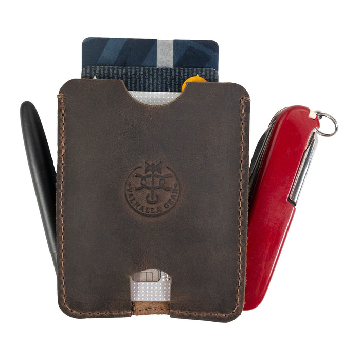 Tactical Card Holder with Pen Slots