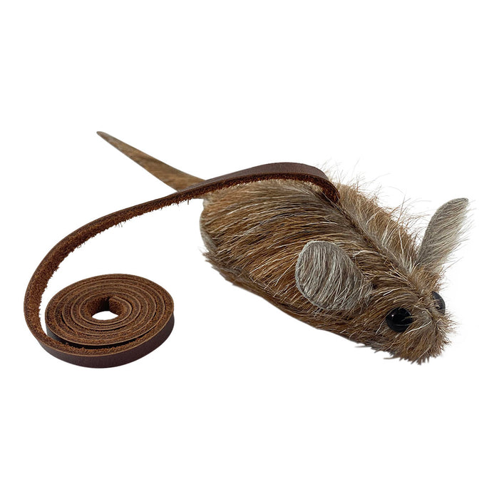 Furry Mouse Cat Toy