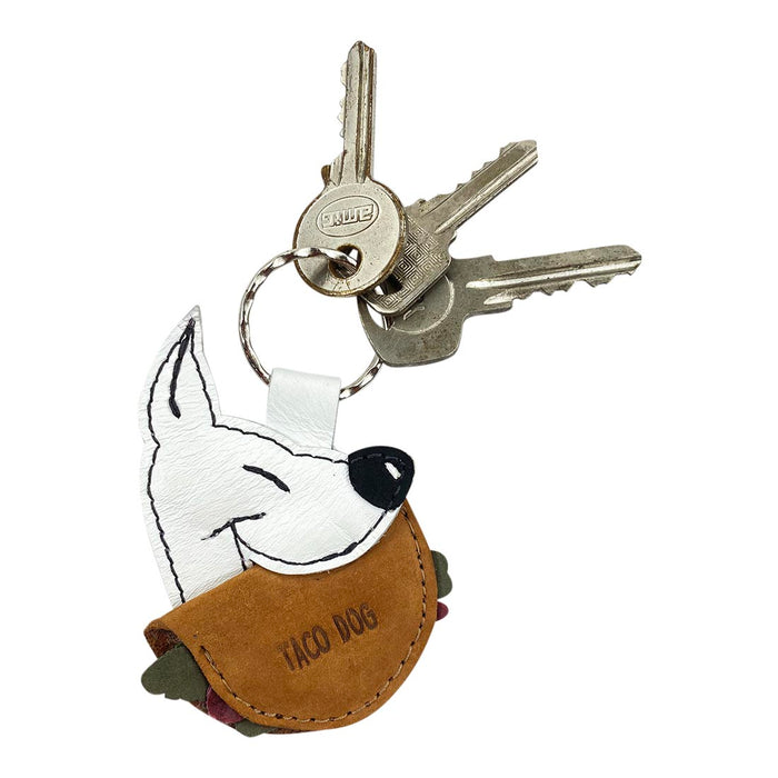 Taco Dog Keychain