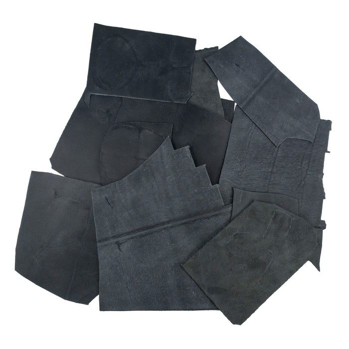 Leather Scraps With Scars (12 oz pack)