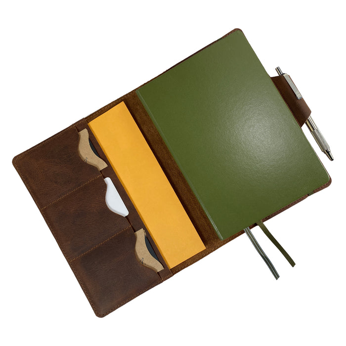 A5 Notebook Cover with Card Slots