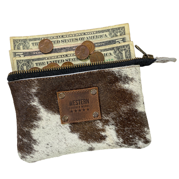 Furry Zippered Wallet