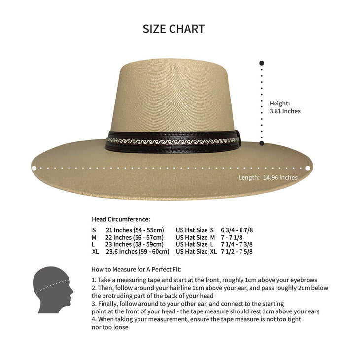 Angel Eyes Wide Brim Hat Handmade from 100% Oaxacan Cotton - Dark Brown