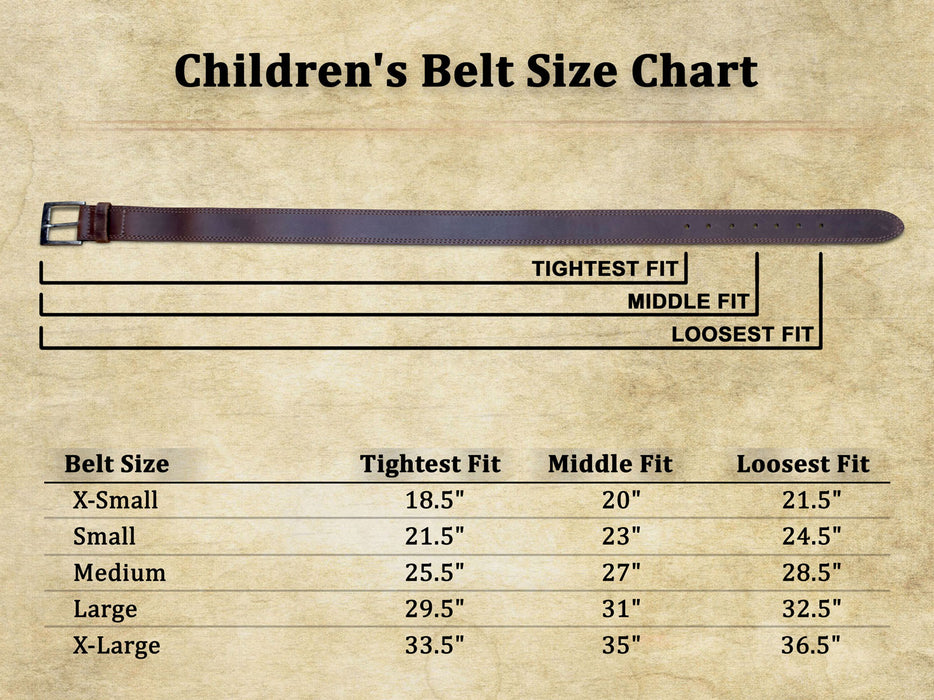 Big Boys' & Girls' Two Row Stitch 1.5" Belt