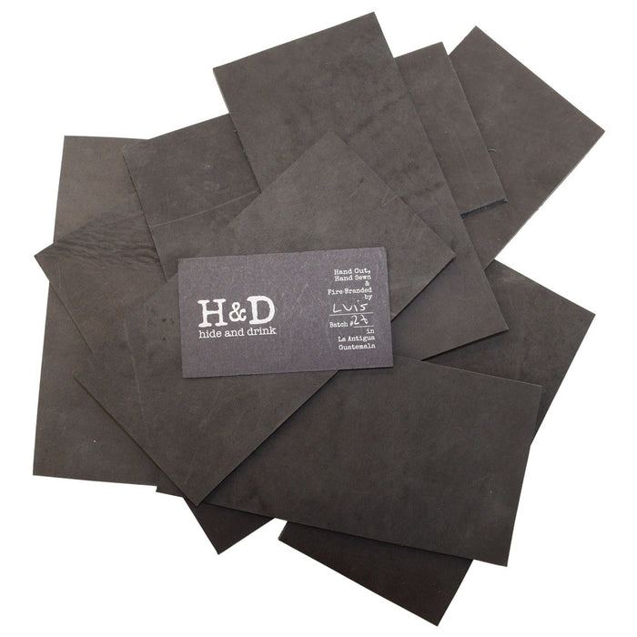 Thick Leather Rectangular Scraps 3 x 6 in. (8 Pack)