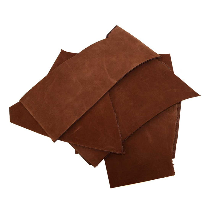 Thick Cow Leather Chips & Scraps (8 oz)