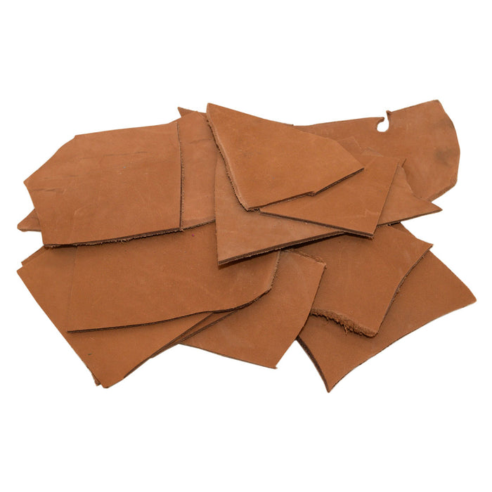 Thick Cow Leather Chips & Scraps (1 Pound)