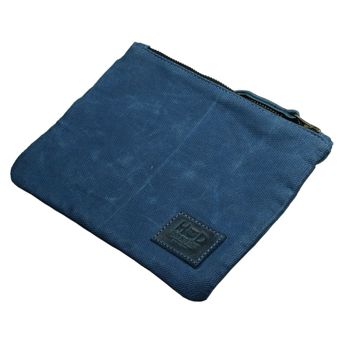 Waxed Zippered Pouch