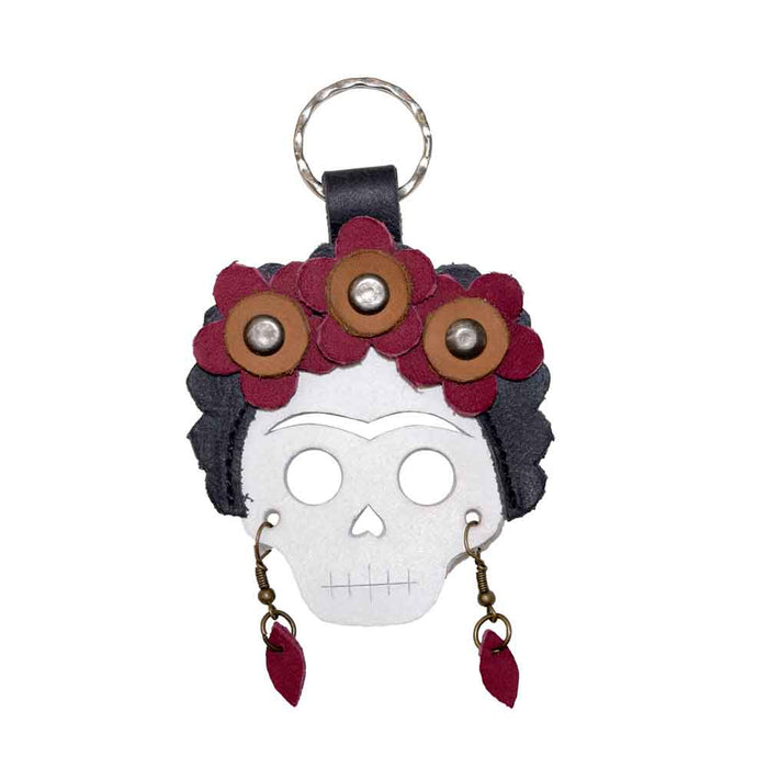 Lady Skull Keychain