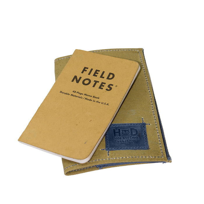 Waxed Canvas Field Notes Cover