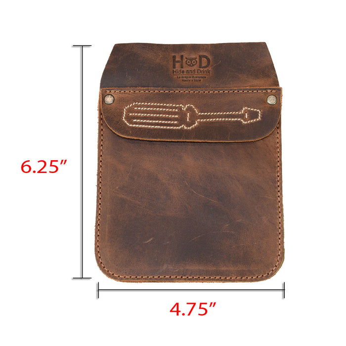 Leather Work Pocket Stitched Designs