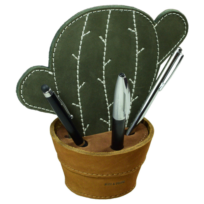Cactus Coaster W/Pen Holder