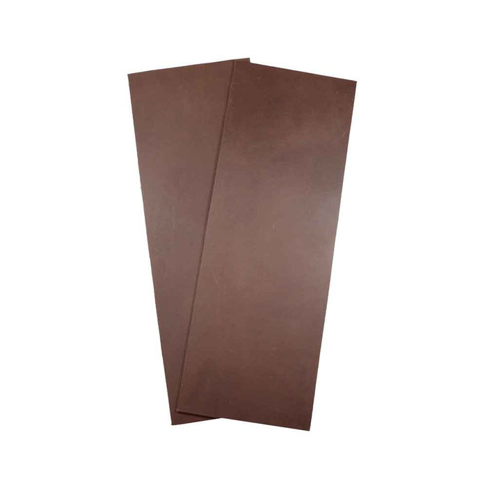 Thick Leather Rectangular Scraps 5 x 14 in. (2 Pack)