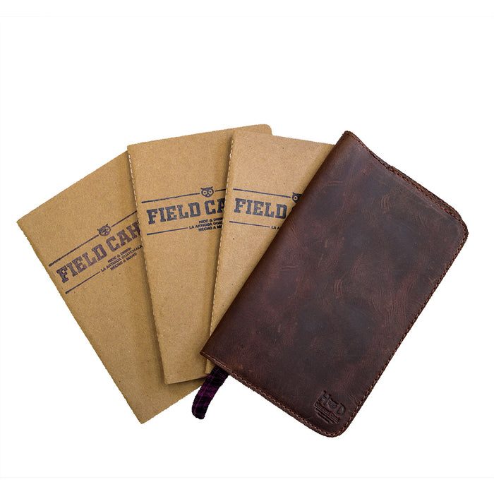 Handmade Notebooks (3 Pack) With Leather Cover