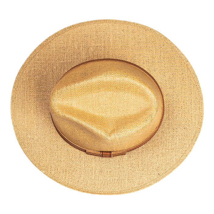 Indiana Eastwood Cowboy Style Hat Handmade from 100% Oaxacan Jute - Caf√É¬© Con Leche