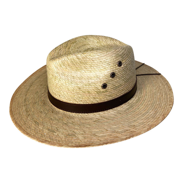 Indiana Eastwood Cowboy Style Hat Handmade from 100% Oaxacan Coconut Palm Leaves - Coconut Milk