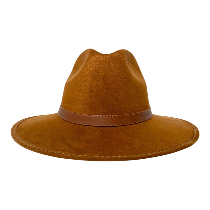 Indiana Eastwood Cowboy Style Hat Handmade from 100% Oaxacan Suede - Old Tobacco Brown