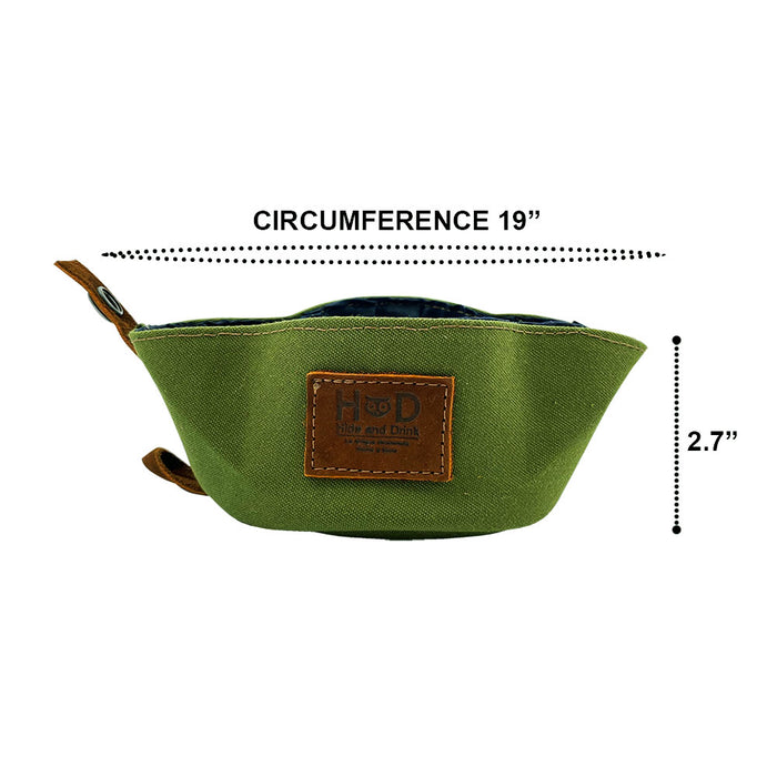 Water Resistant Canvas Dog Bowl