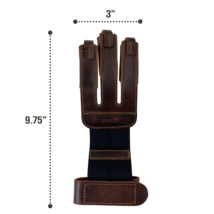 Three-Finger Archery Glove