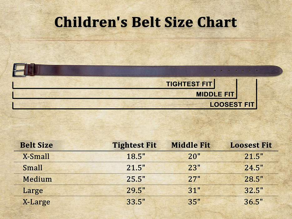 Big Boys' & Girls' Two Row Stitch 1" Belt