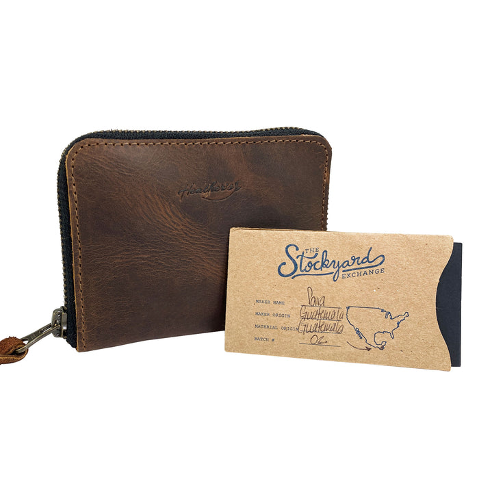 Zippered Wallet with Inner Pouch
