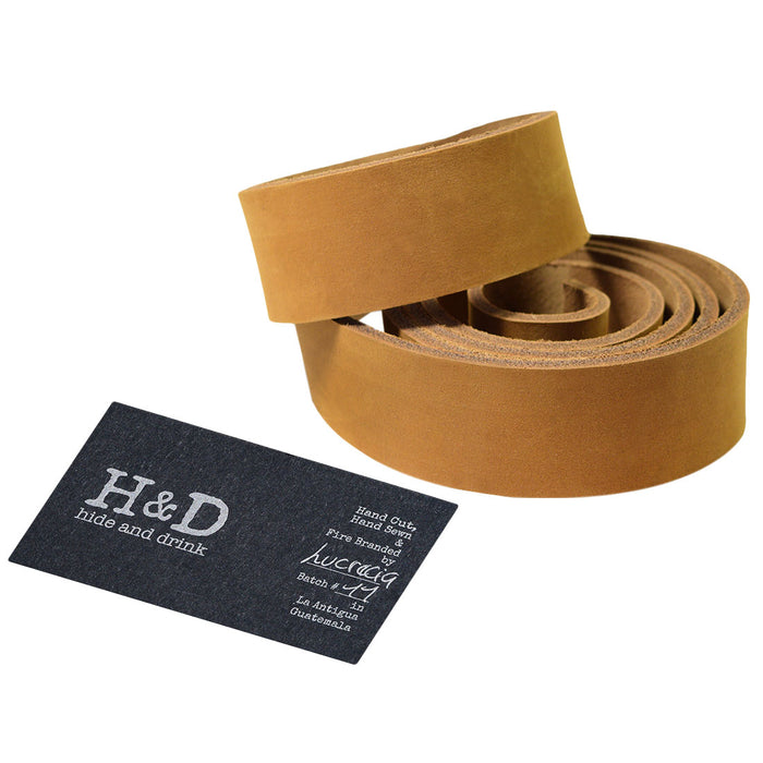 Thick Leather Strap 1" Wide, 3.5mm Thick