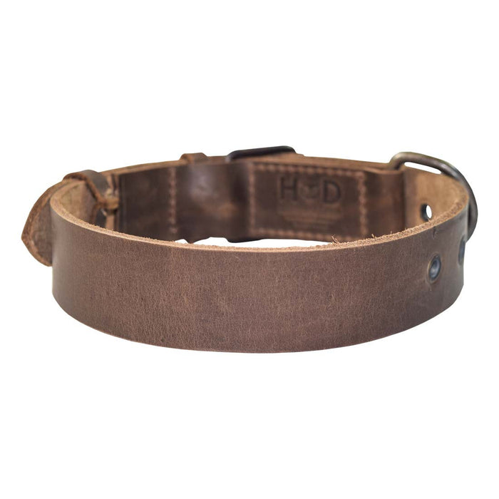 Thick Leather Dog Collar