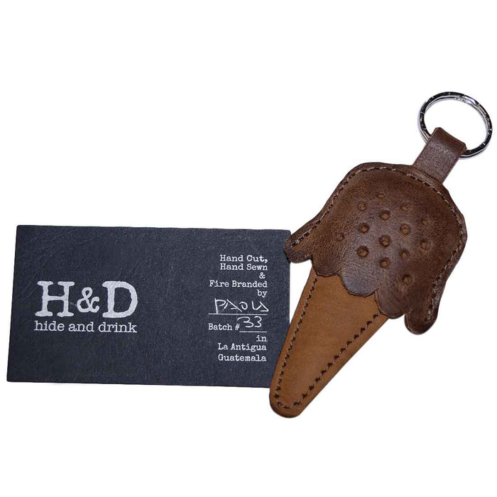 Chocolate Ice Cream Keychain
