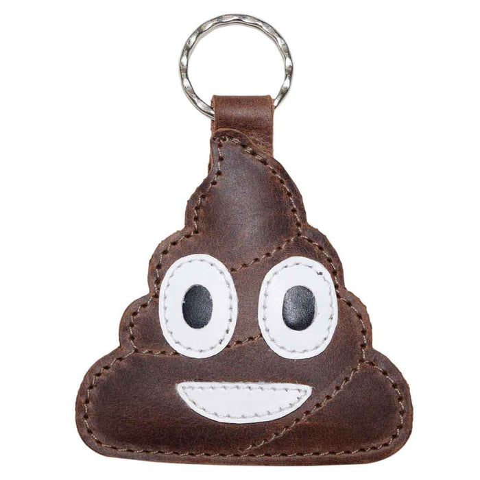 Poop Emoji Keychain