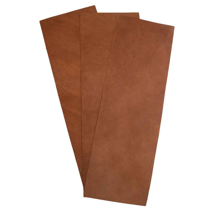 Leather Rectangular Scraps 4 x 12 in. (3 Pack)