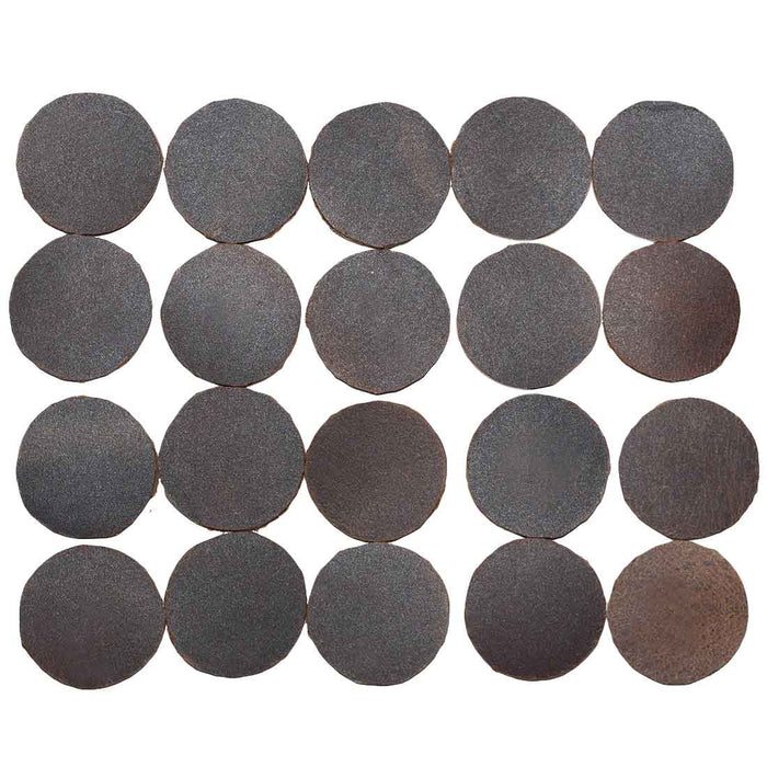 Leather Circles 1 in. (Set of 20)